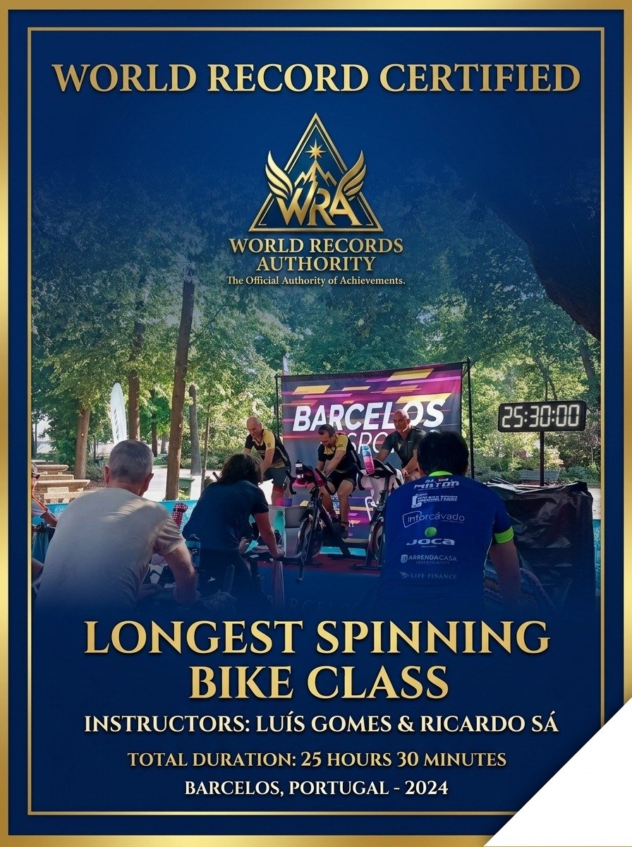 Longest Spinning Bike Class