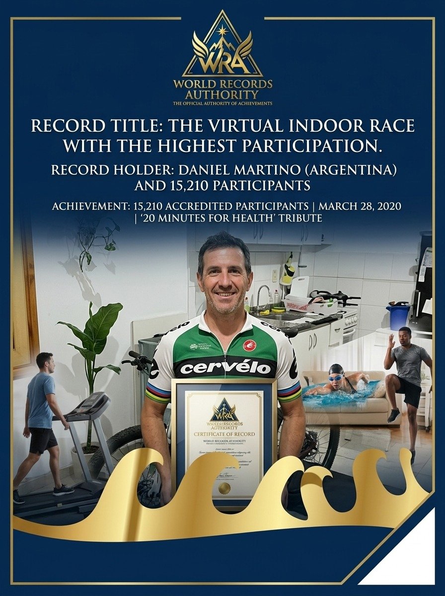 Virtual Indoor Race with Highest Participation