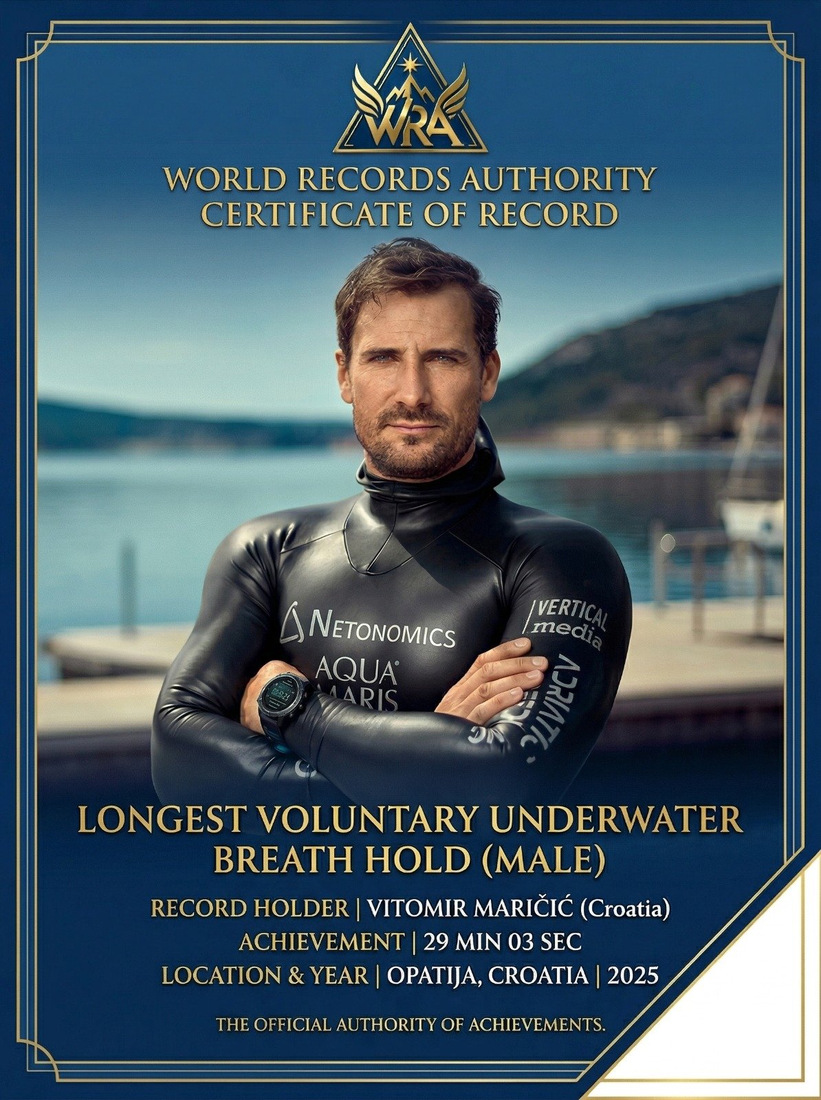 Vitomir Maričić underwater breath hold