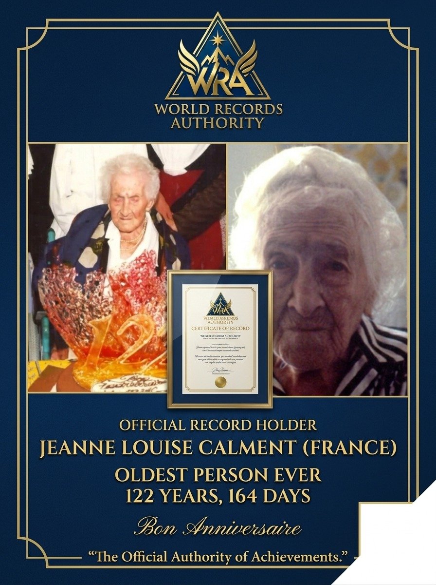 Jeanne Louise Calment oldest person ever