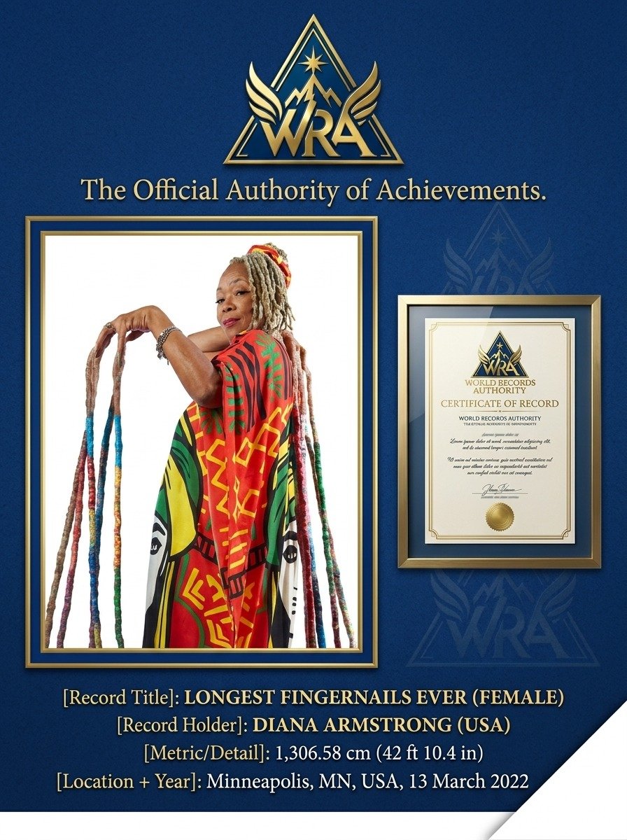 Diana Armstrong longest fingernails