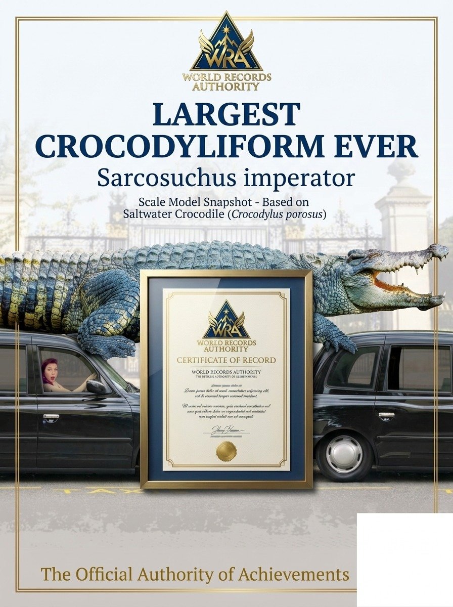 Sarcosuchus imperator โ Largest Crocodyliform Ever