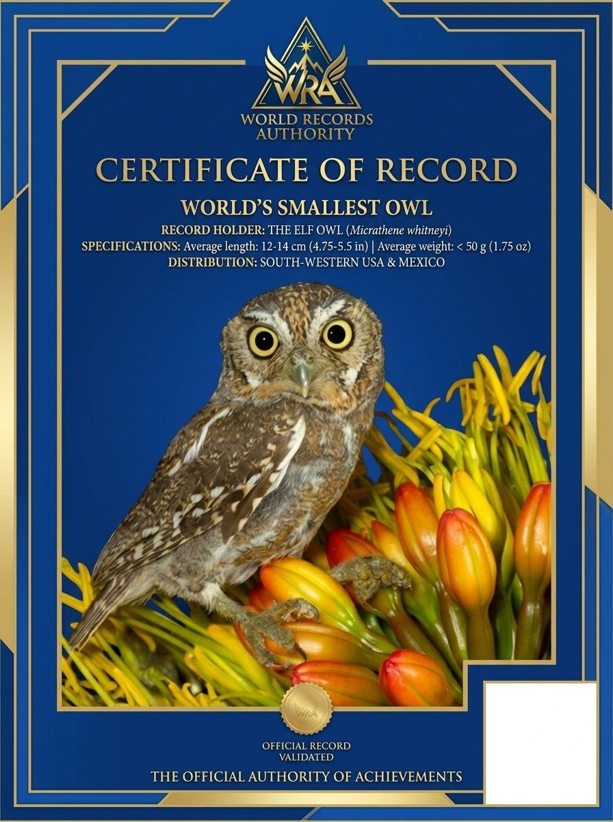 Elf Owl โ World's Smallest Owl