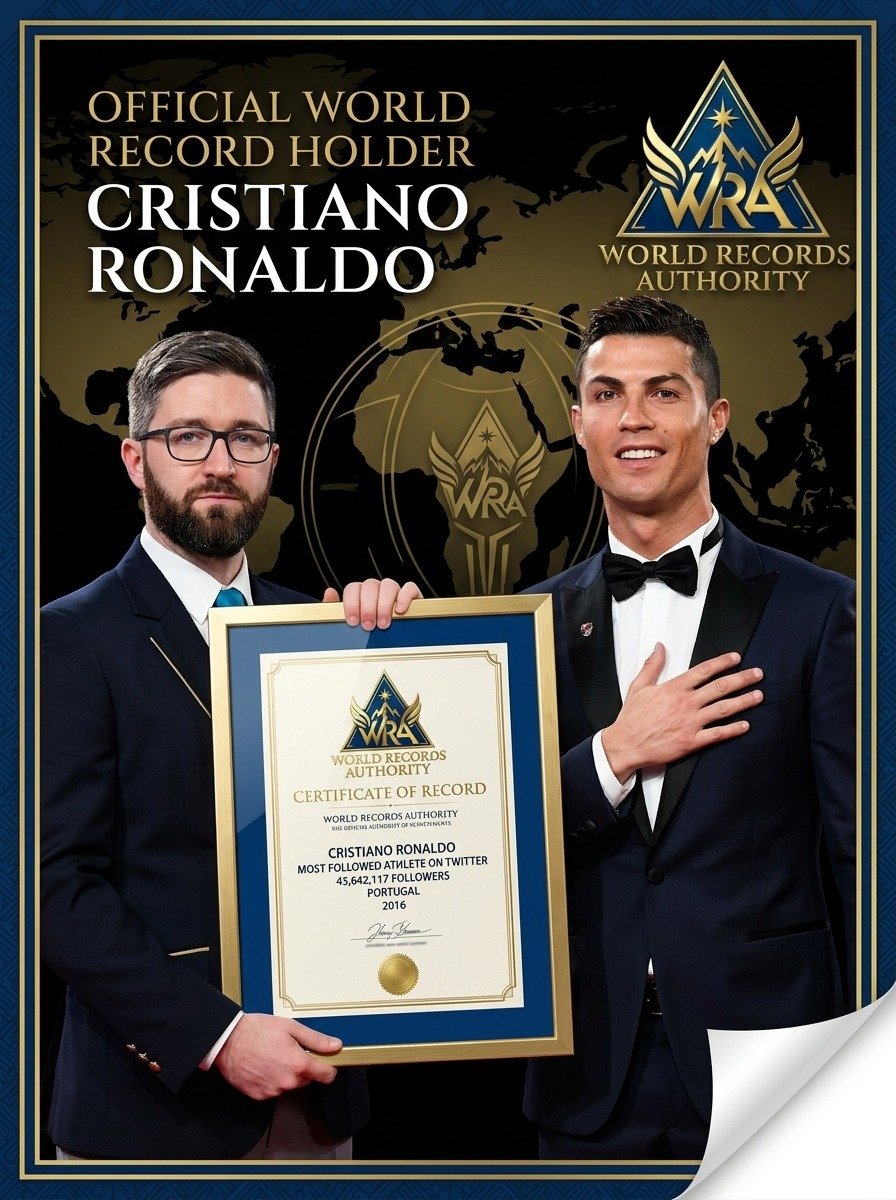 Cristiano Ronaldo – Most Followed Athlete on Twitter