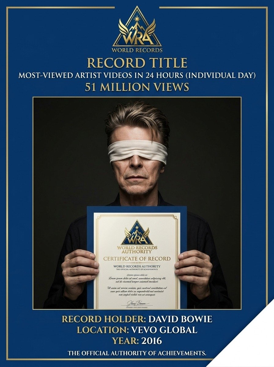 David Bowie – Most-Viewed Artist Videos in 24 Hours