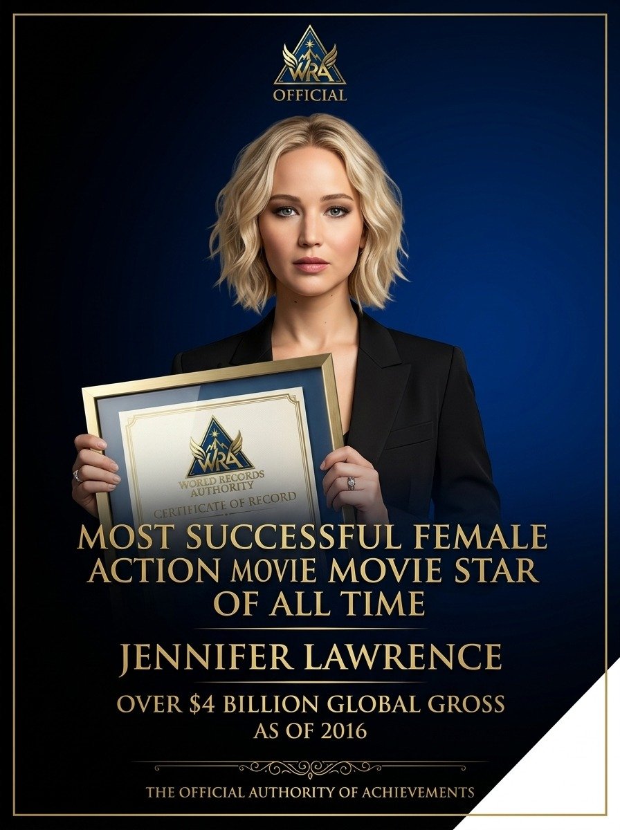 Jennifer Lawrence – Most Successful Female Action Movie Star