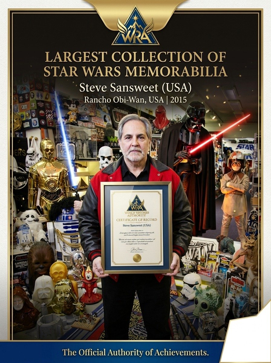 Largest Collection of Star Wars Memorabilia