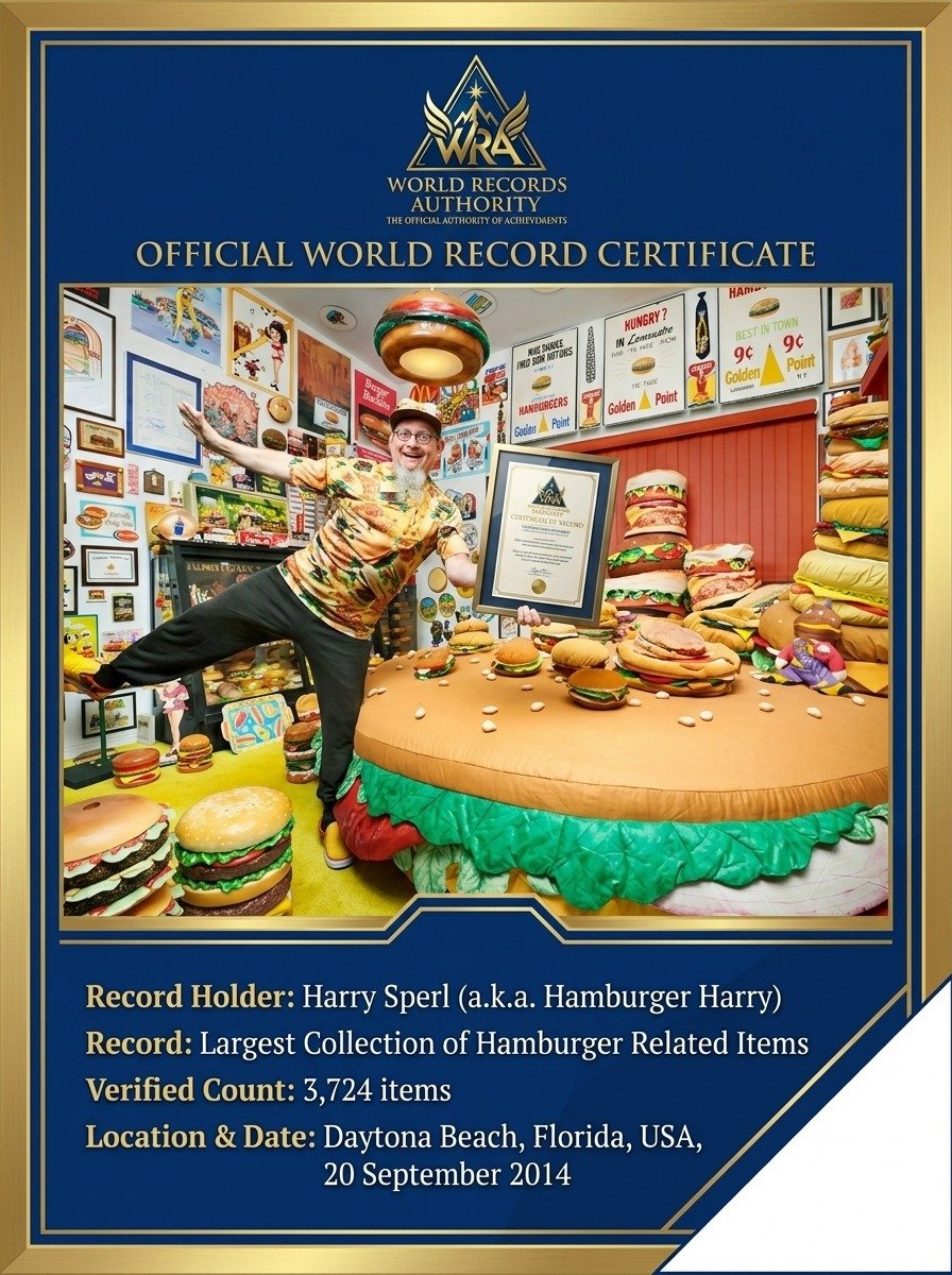 Largest Collection of Hamburger Related Items