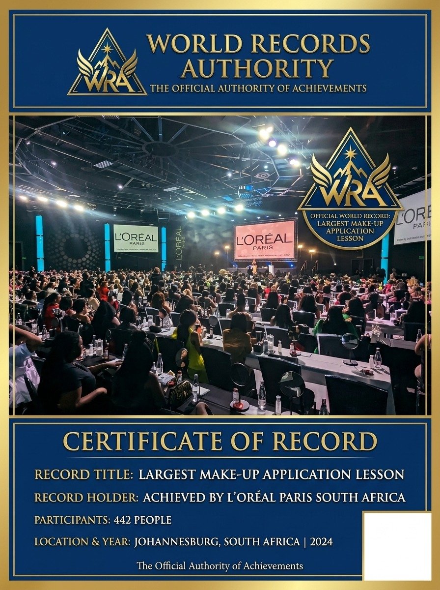 Largest Make-Up Application Lesson