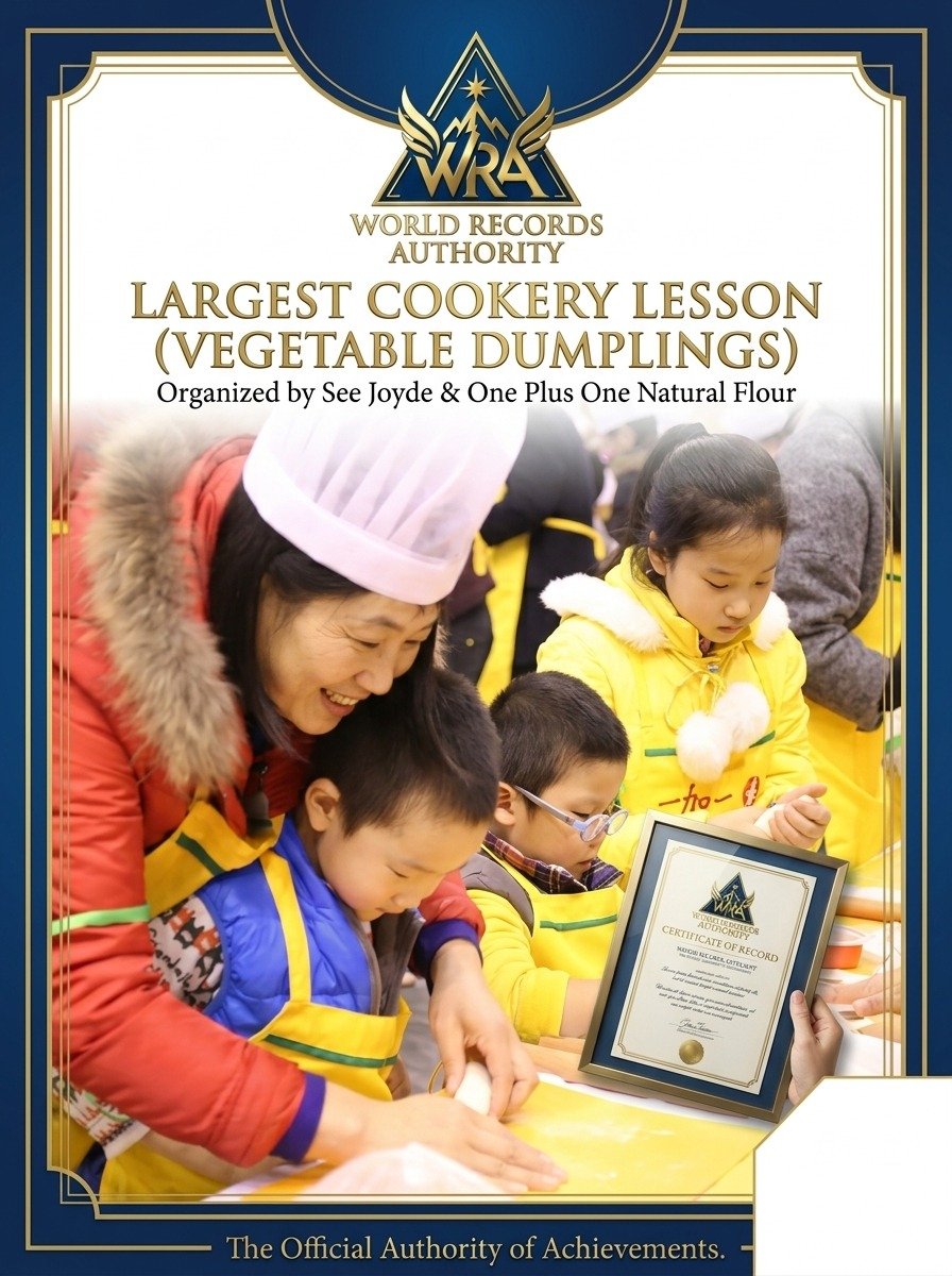 Largest Cookery Lesson Vegetable Dumplings