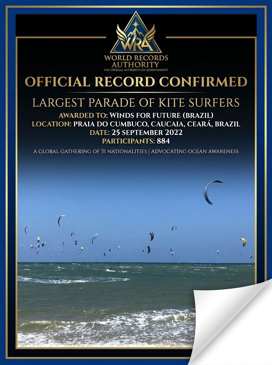 Largest Parade of Kite Surfers