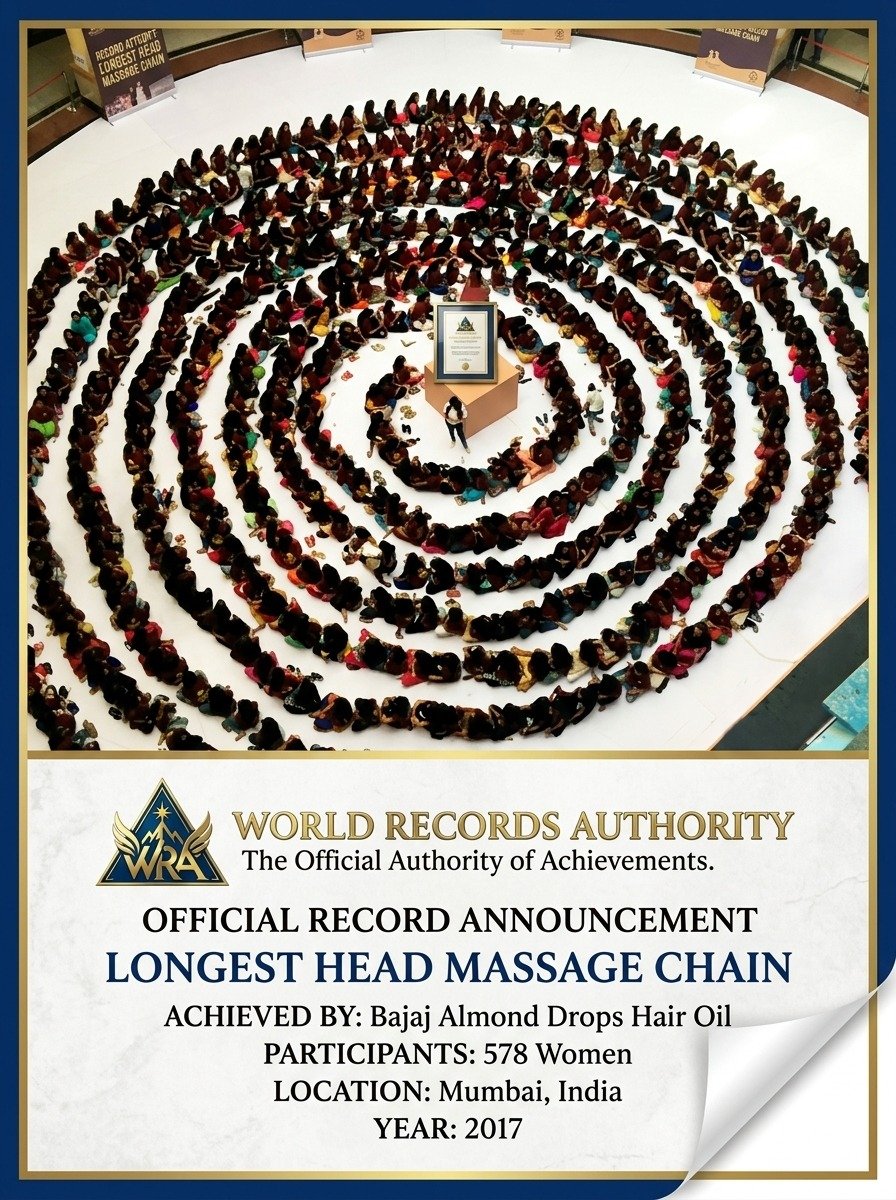 Bajaj Almond Drops Longest Head Massage Chain