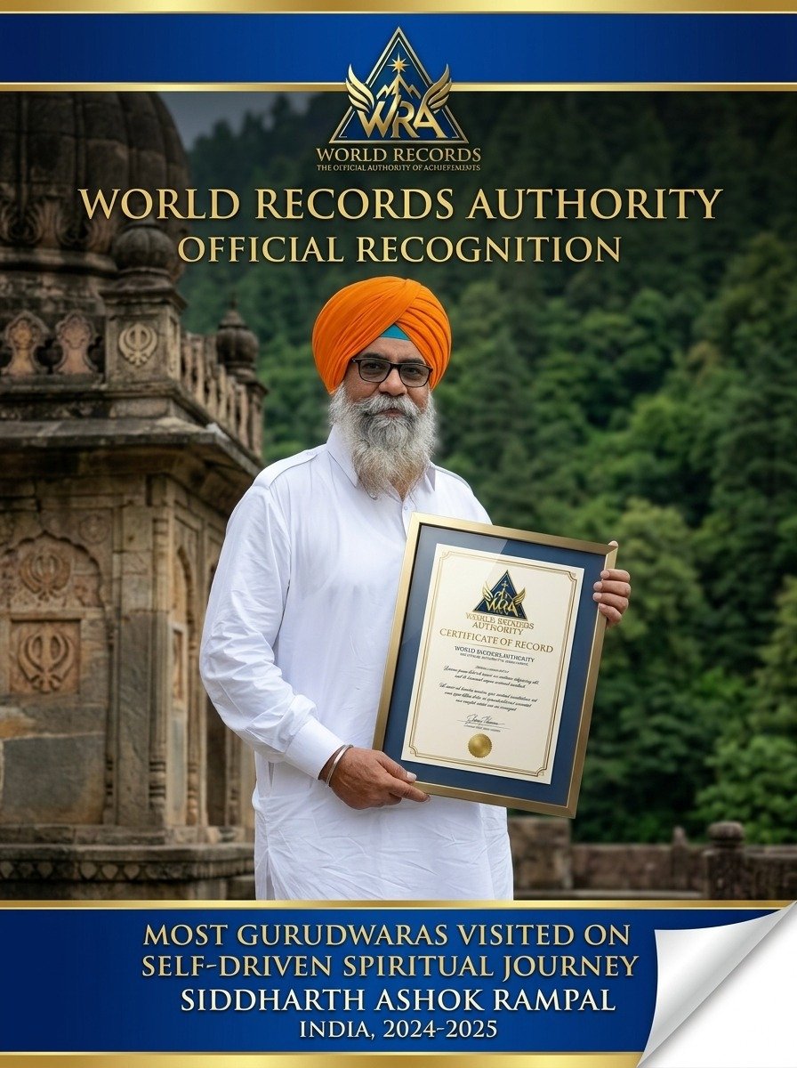 Siddharth Ashok Rampal Most Gurudwaras Visited Spiritual Journey