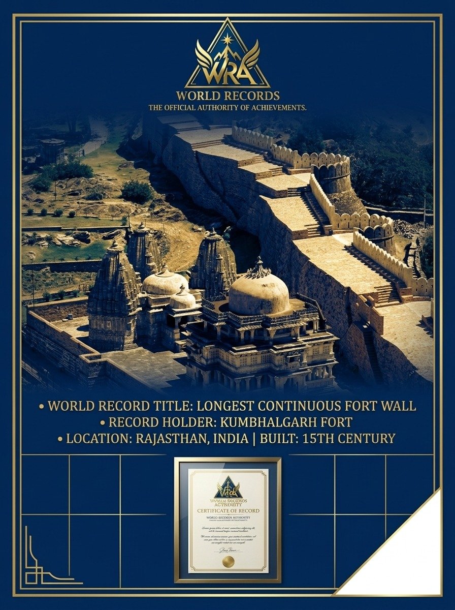 Kumbhalgarh Fort – Longest Continuous Fort Wall