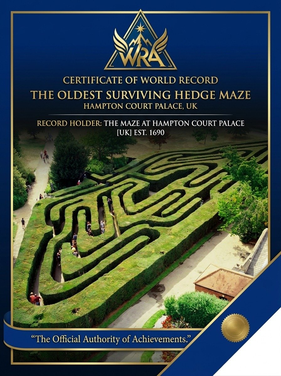 Hampton Court Palace – Oldest Surviving Hedge Maze