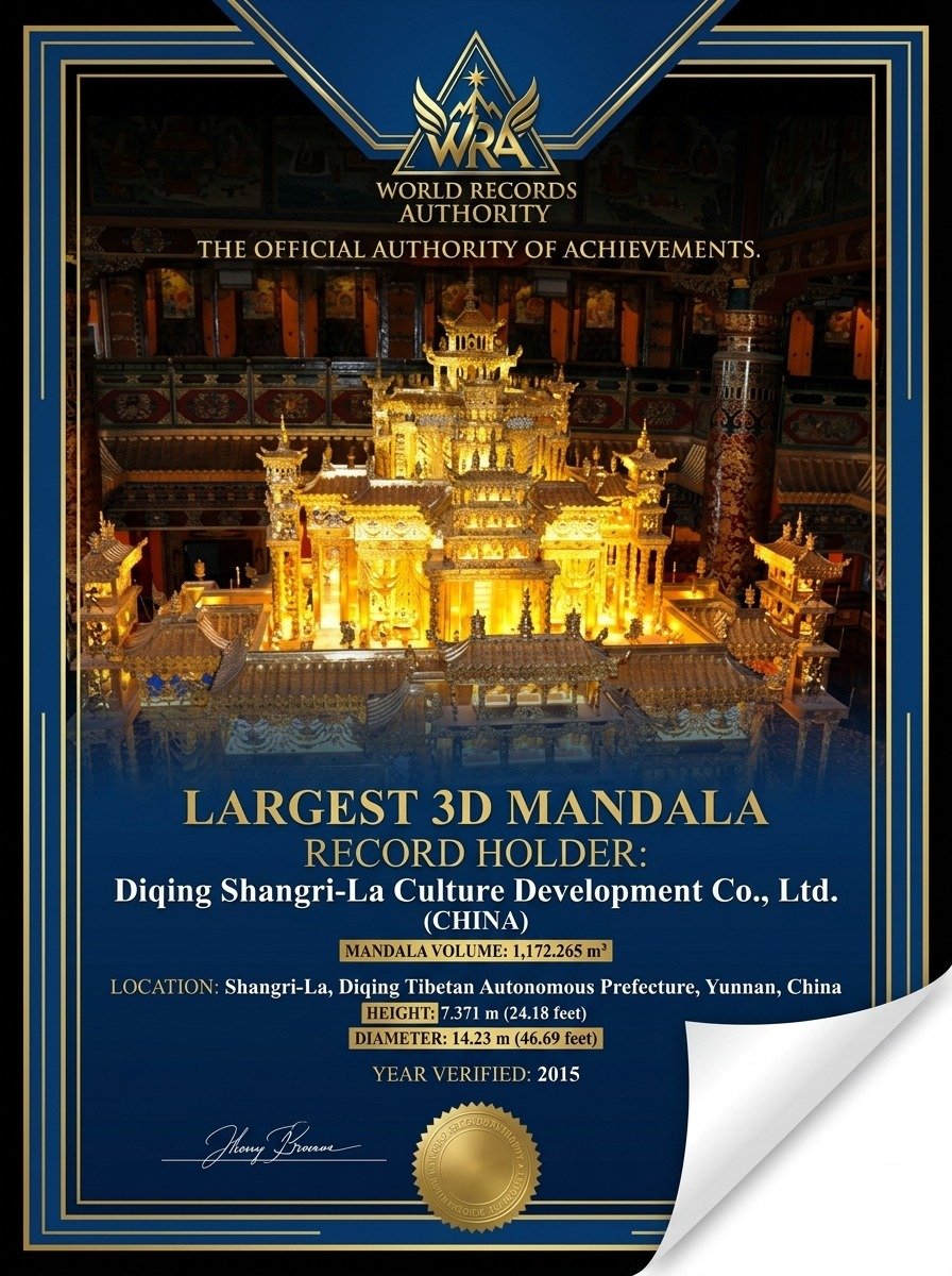 Diqing Shangri-La – Largest 3D Mandala