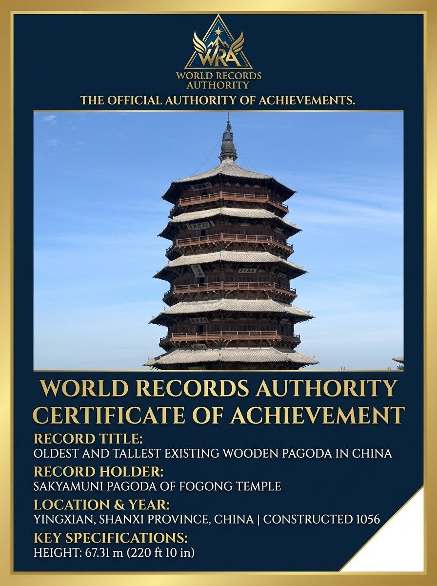 Sakyamuni Pagoda – Oldest and Tallest Existing Wooden Pagoda in China
