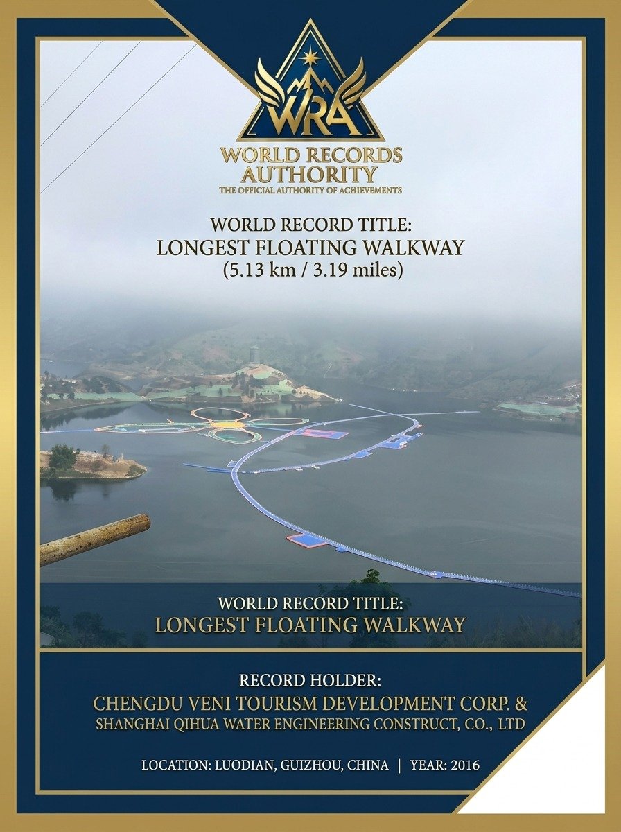 Longest Floating Walkway – Luodian, Guizhou, China