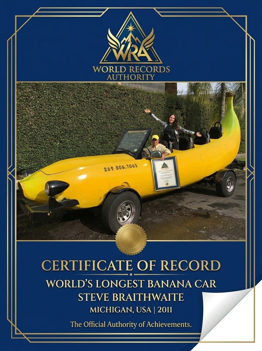 Steve Braithwaite – World's Longest Banana Car