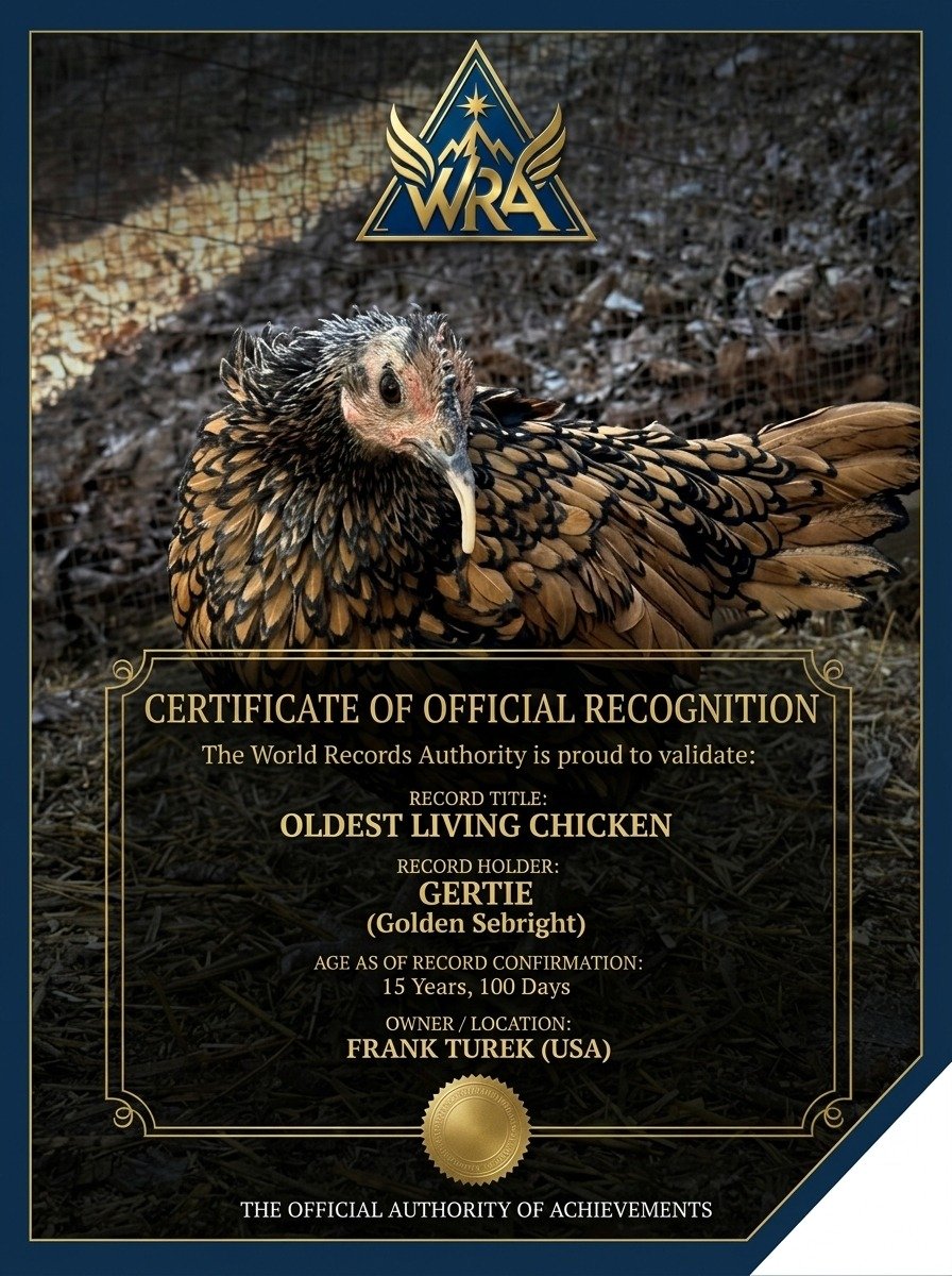 Gertie – Oldest Living Chicken