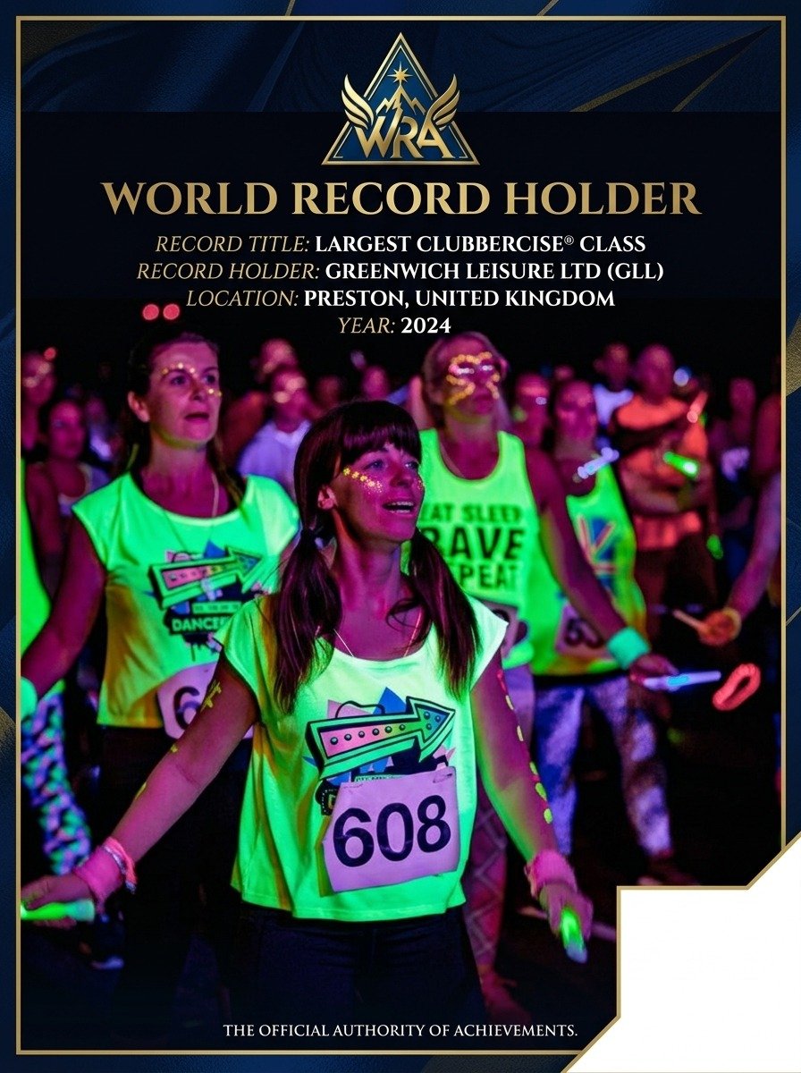 Greenwich Leisure Ltd – Largest Clubbercise® Class
