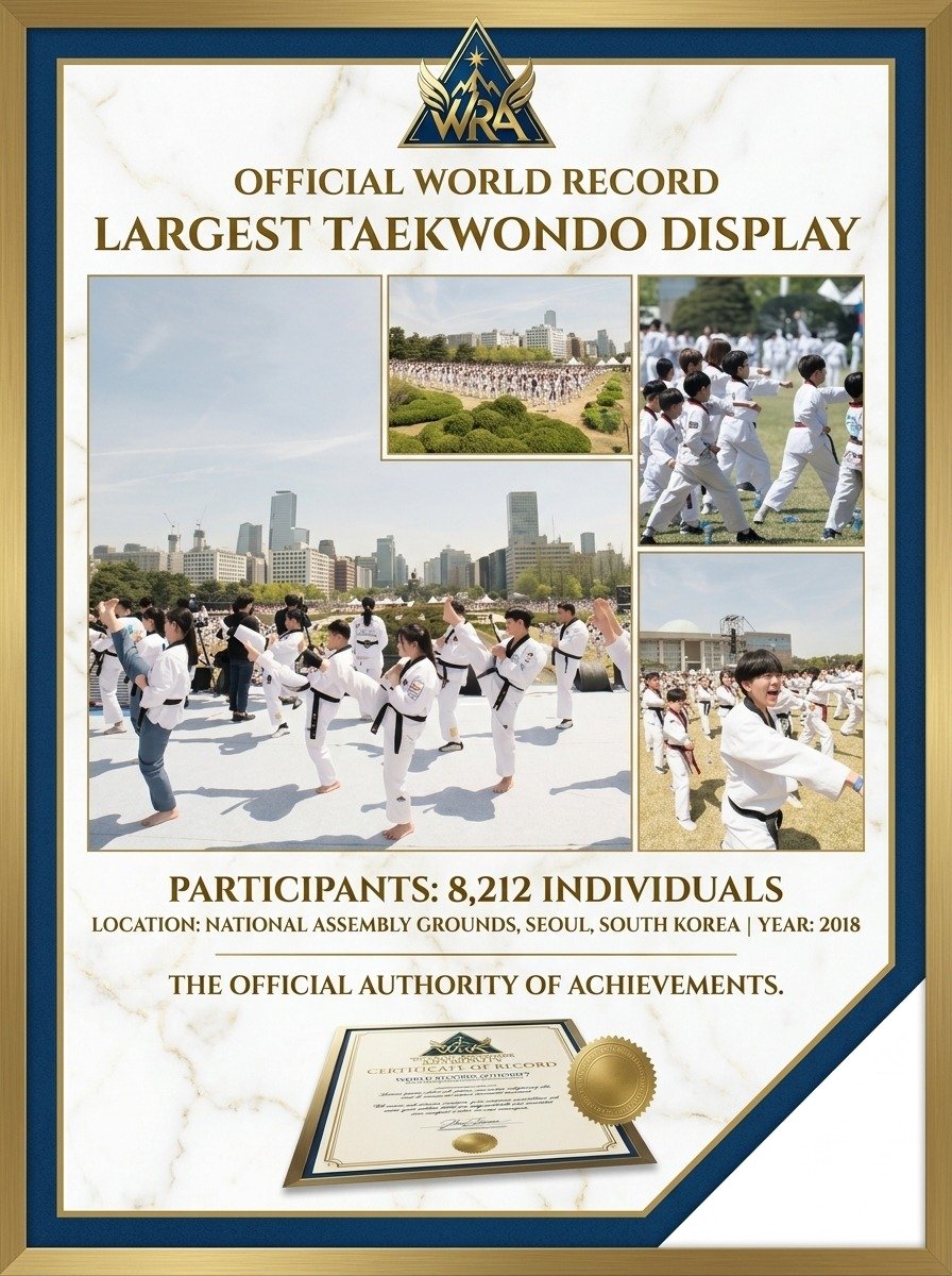 Largest Taekwondo Display – Seoul, South Korea