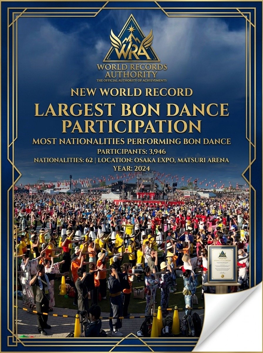 Osaka Expo – Largest Bon Dance Participation