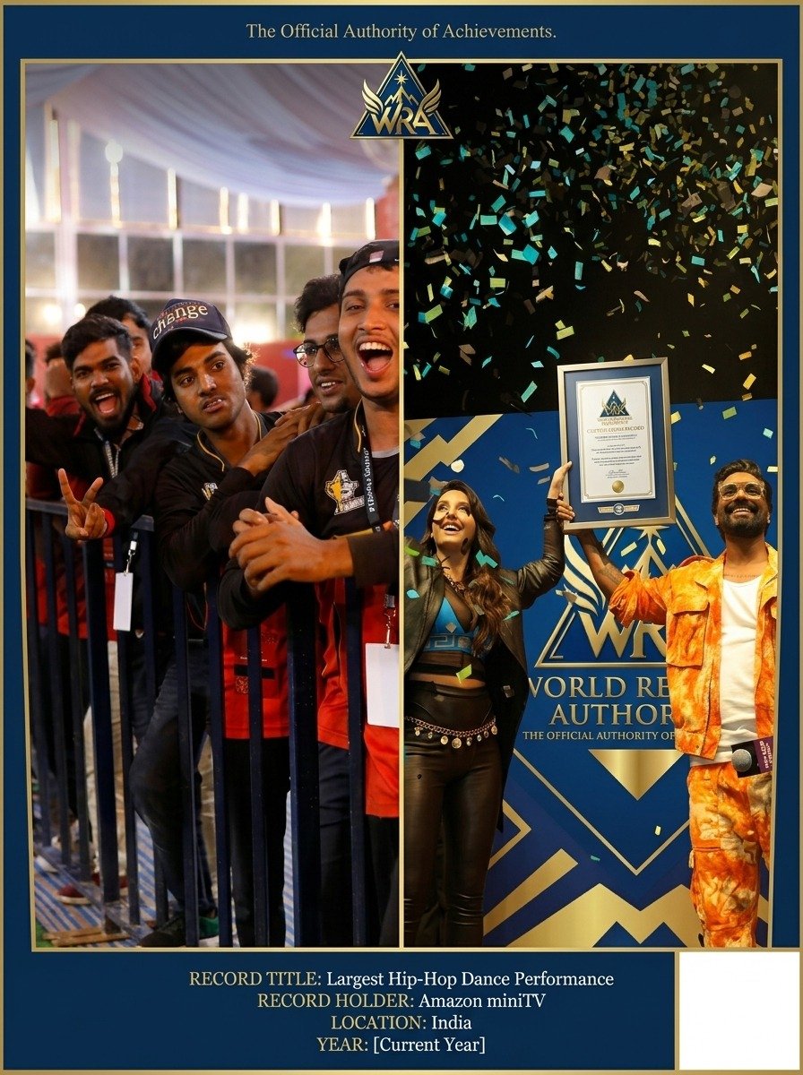 Amazon miniTV – Largest Hip-Hop Dance Performance