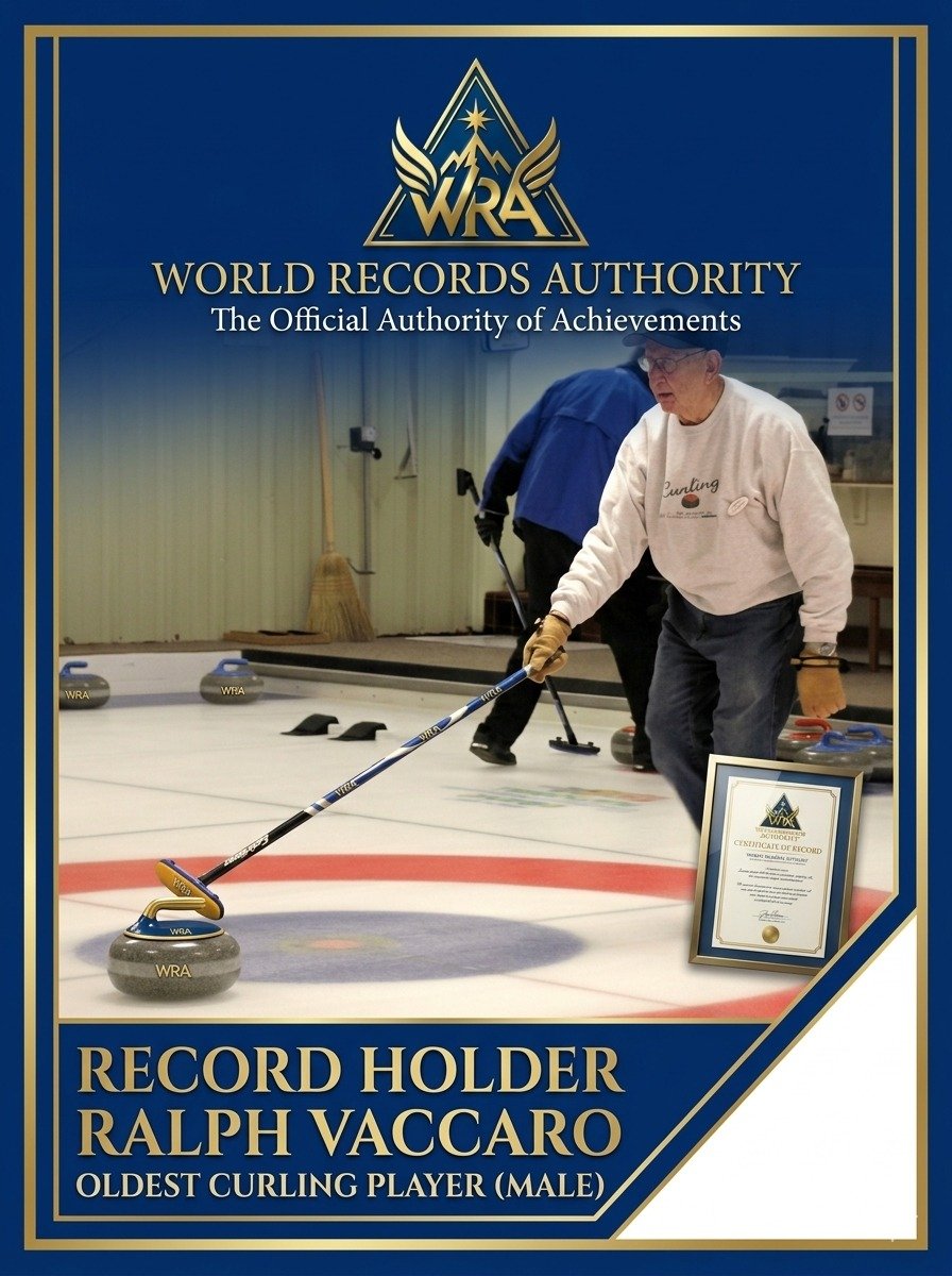 Ralph Vaccaro – Oldest Curling Player (Male)