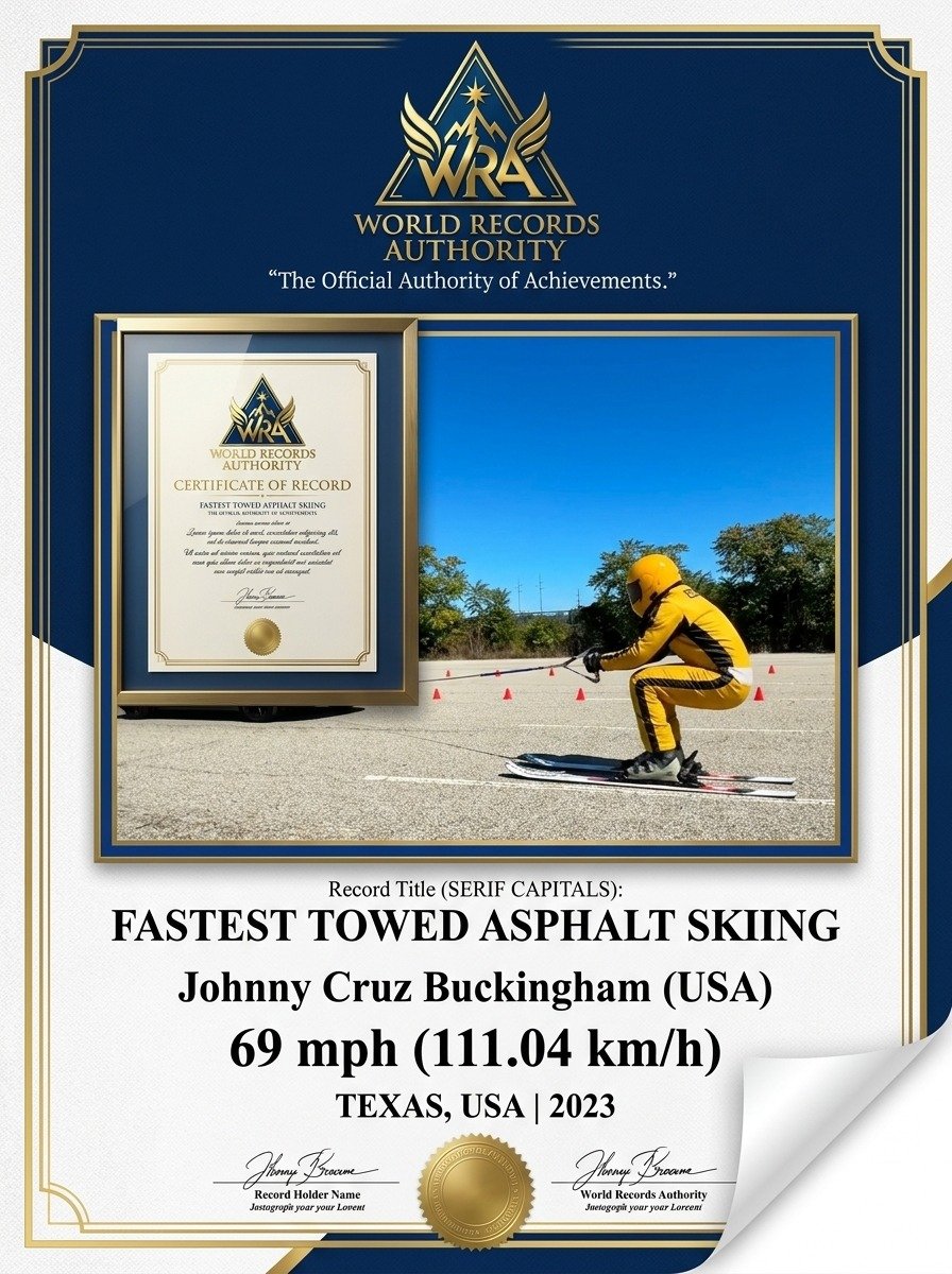 Johnny Cruz Buckingham asphalt skiing
