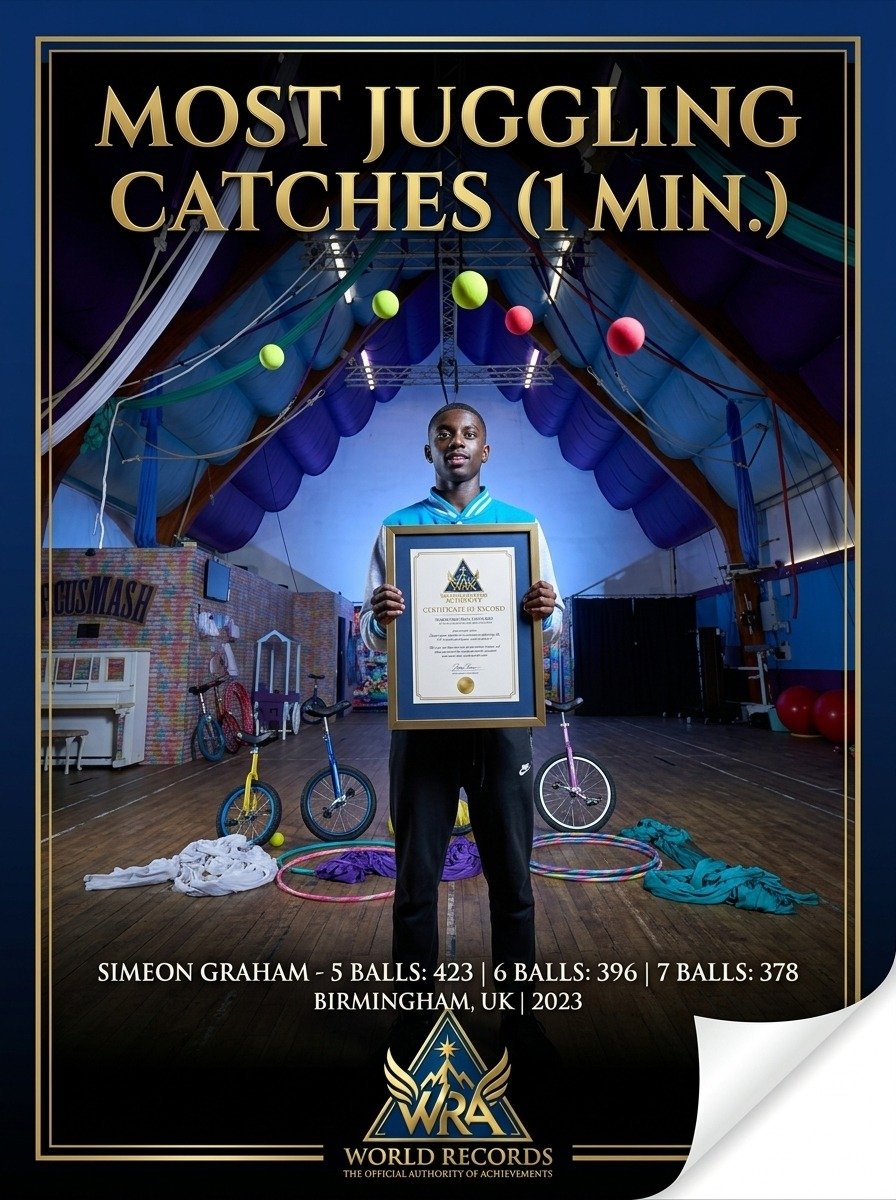 Simeon Graham juggling