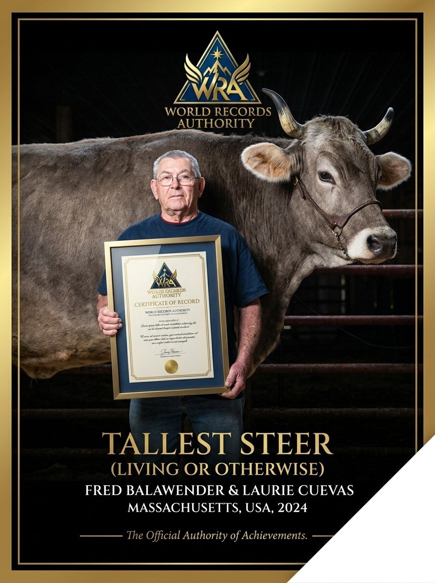 Tommy the tallest steer