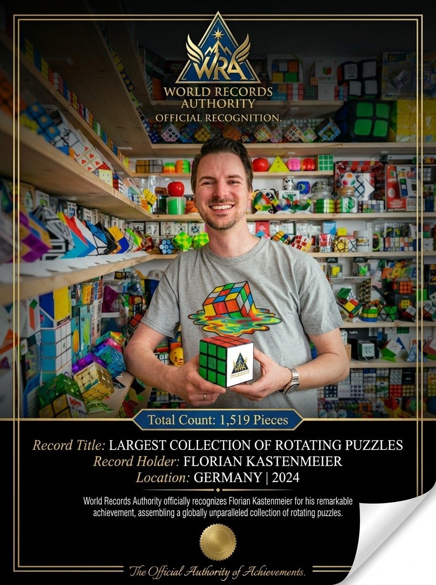 Florian Kastenmeier rotating puzzles collection