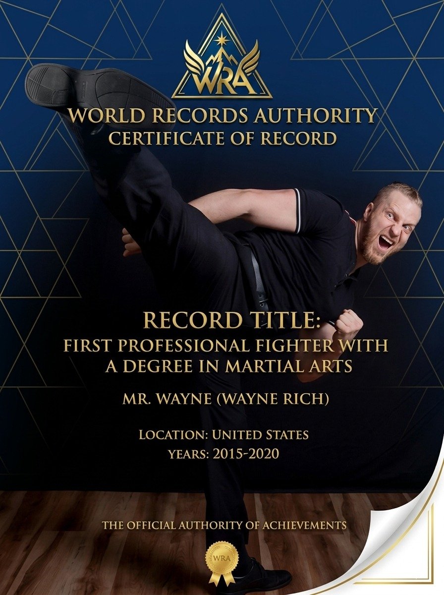 First Professional Fighter with a Degree in Martial Arts