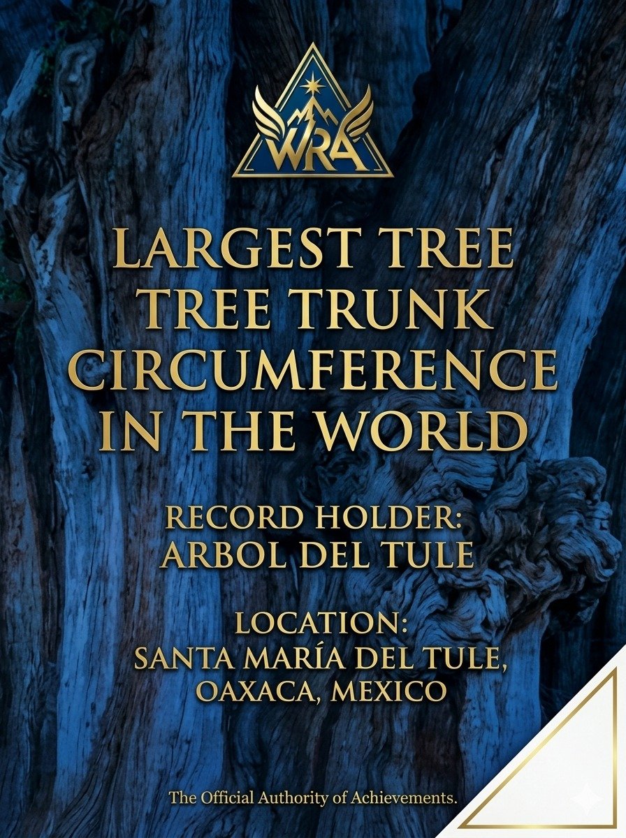 Largest Tree Trunk Circumference โ Arbol del Tule, Oaxaca, Mexico
