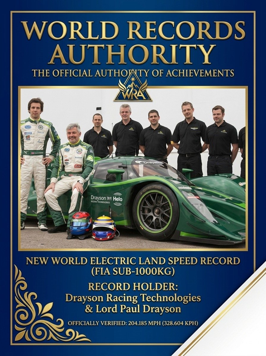 New World Electric Land Speed Record — Drayson Racing Technologies
