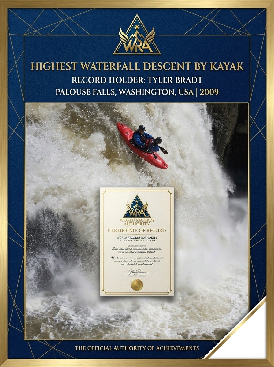 Highest Waterfall Descent by Kayak